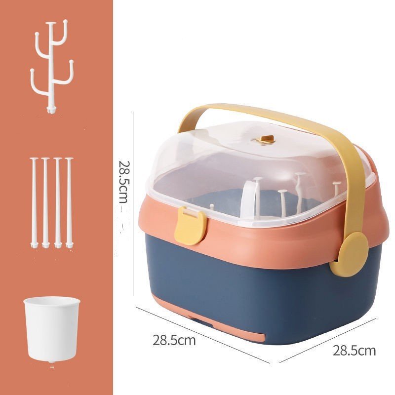 Multifunctional Drain Baby Supplies Bottle Drying Rack Storage Box - Image 6