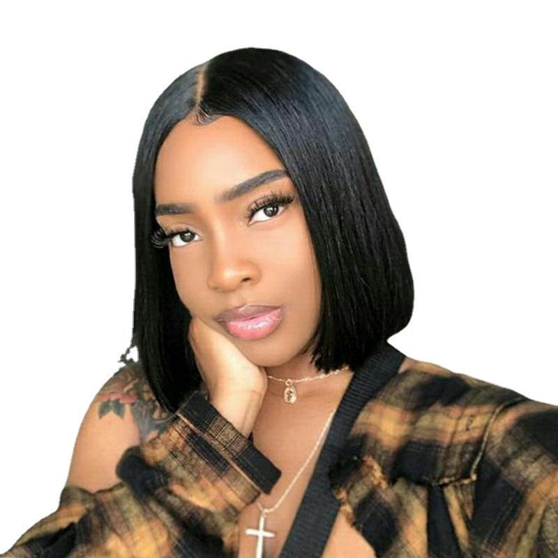 Front Lace Mid-length Shoulder-length Short Hair Headgear - Image 2