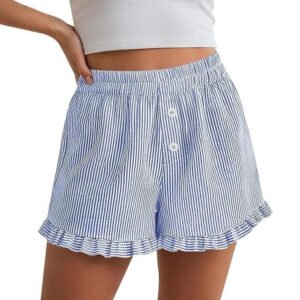 Women's Casual Striped Shorts