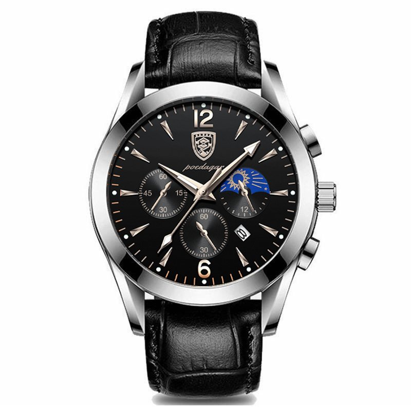 Men's Quartz Waterproof Luminous Belt Watch - Image 5