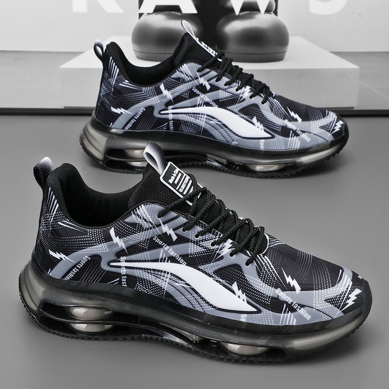 AutumnWinter Fleece-Lined Cotton Shoes Shock-Absorbing Plus-Size Mens Sneakers - Image 8