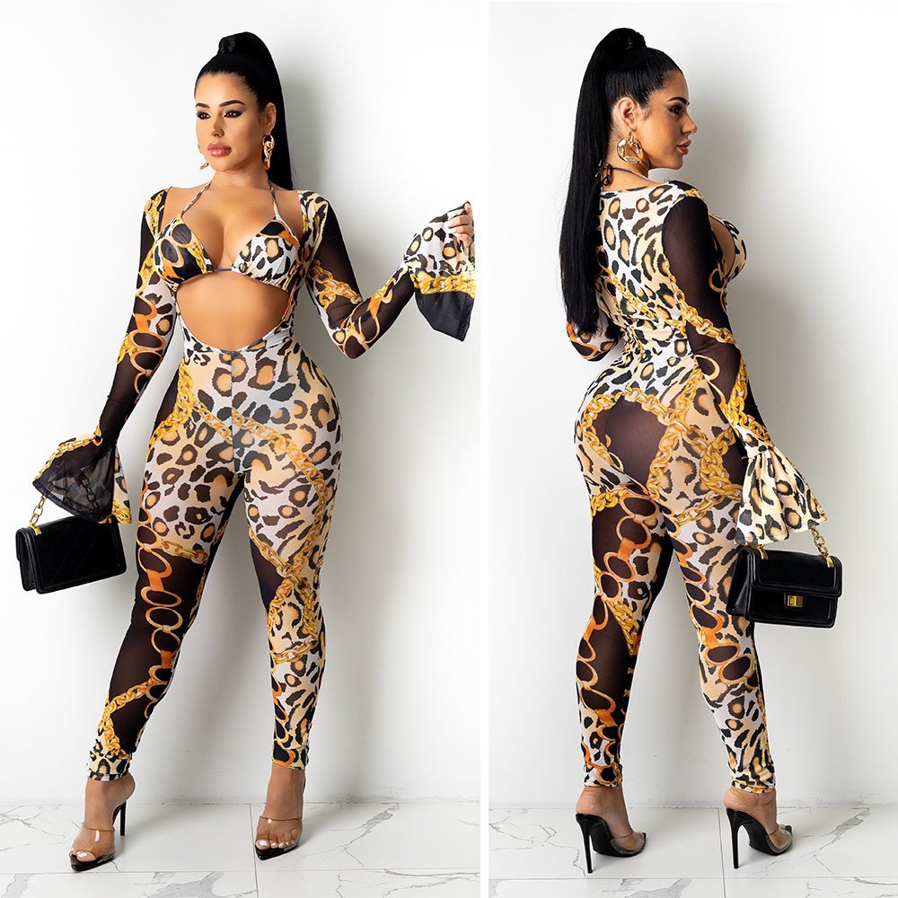 Digital Printed Two-piece Suit Female - Image 9