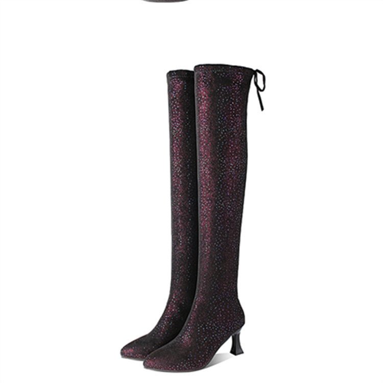 Over-the-knee Boots Women's High-heeled - Image 5