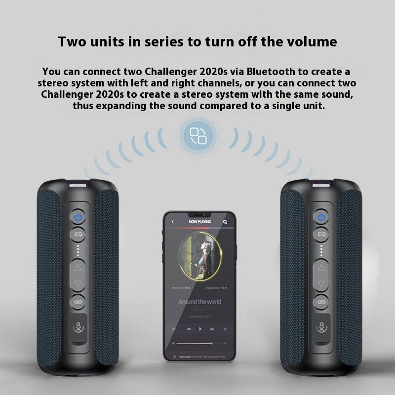 Fashion Personality Portable Bluetooth Speaker - Image 2