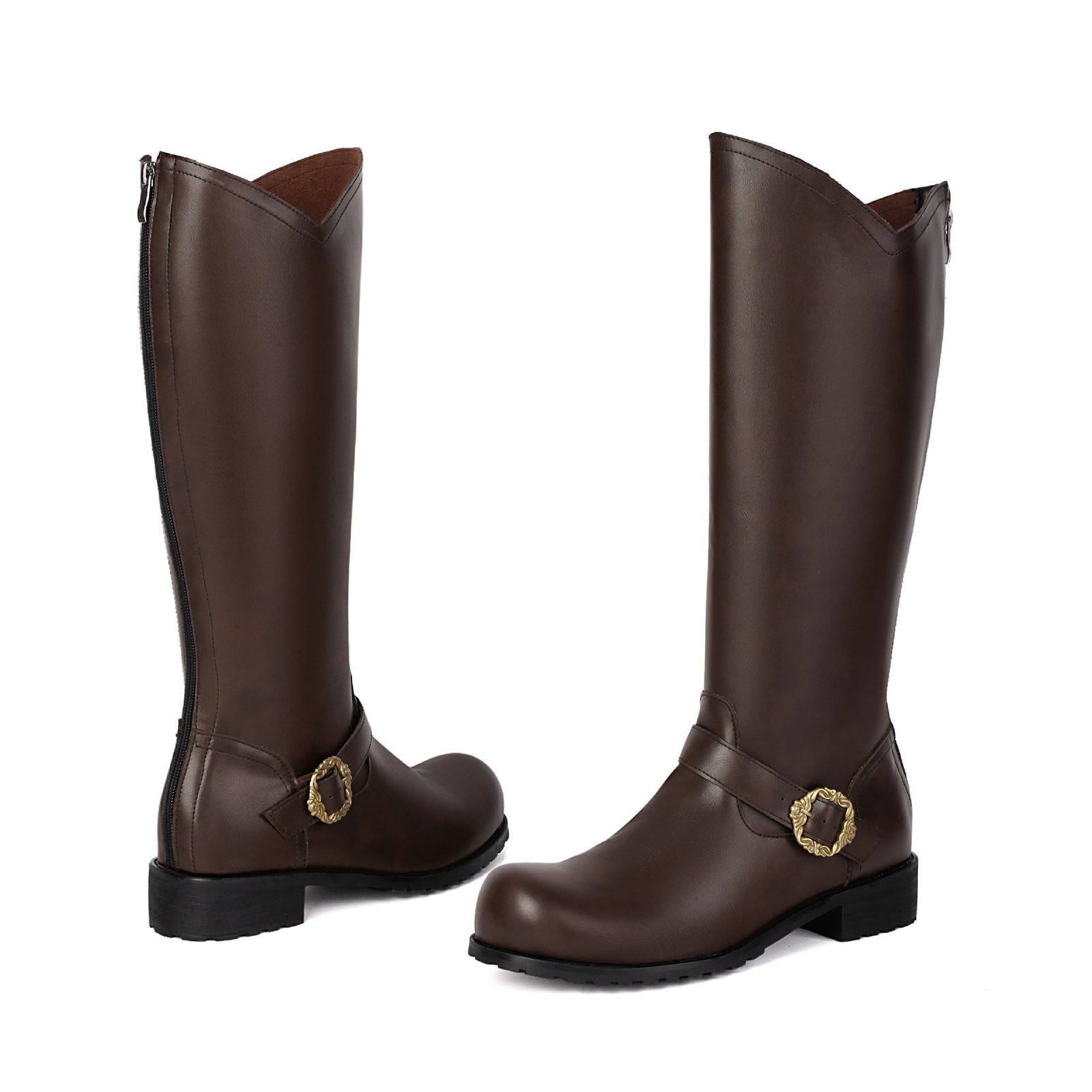 Retro Stage-performance Mens Leather Boots - Image 7
