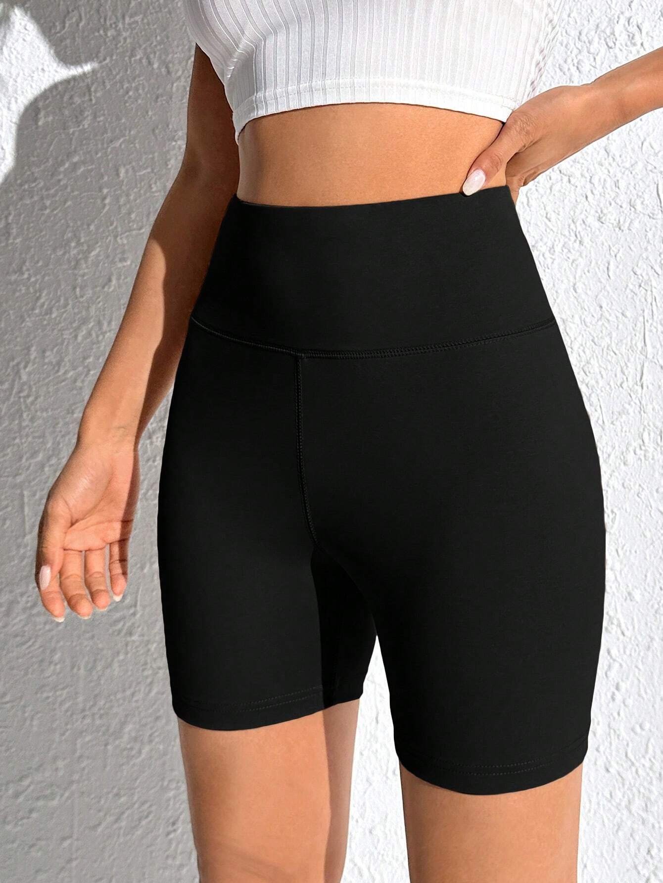 Women Yoga Shorts Workout Biker Shorts Women High Waisted Butt Lift Spandex Casual Athletic Gym Yoga Shorts - Image 2