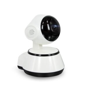 Wireless surveillance camera has a card reader wifi home phone wide-angle panorama 1 million pixels