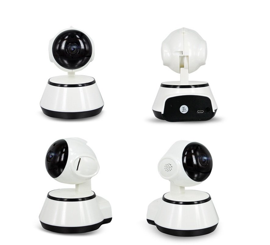 Wireless surveillance camera has a card reader wifi home phone wide-angle panorama 1 million pixels - Image 2