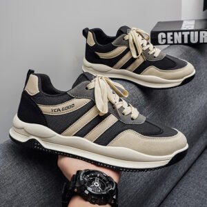 Men's Wide Toe Cortez-style Sneakers, Extra Wide Shoes For Wide Feet & High Instep, Soft Mesh Casual Trainers