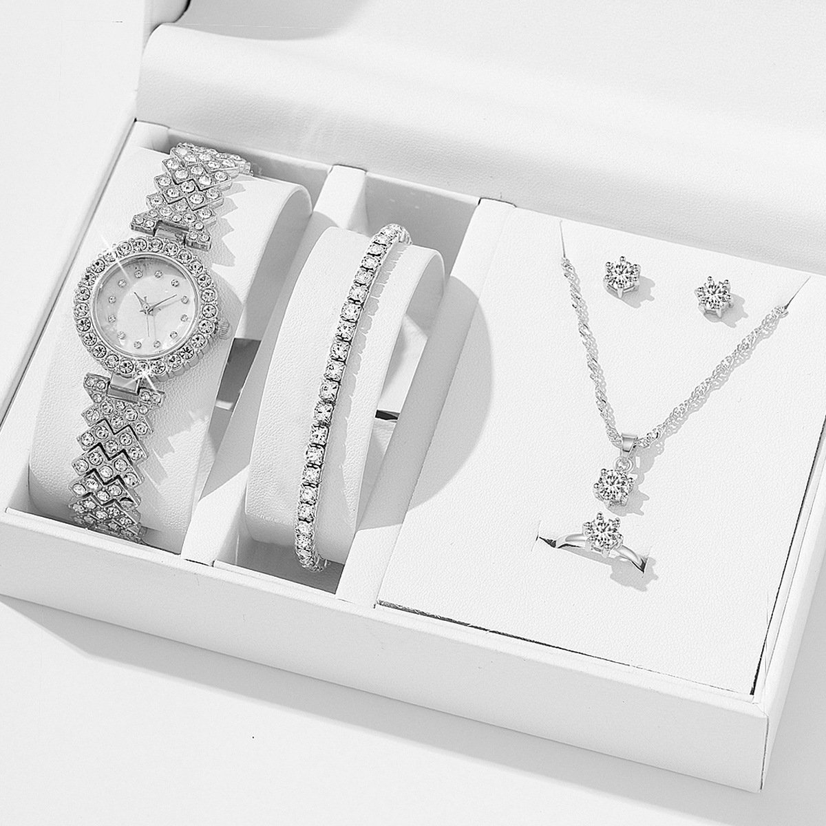 Diamond Women Watches Luxury Fashion Rhinestone Quartz Bracelet Wrist Watch For Women - Image 8