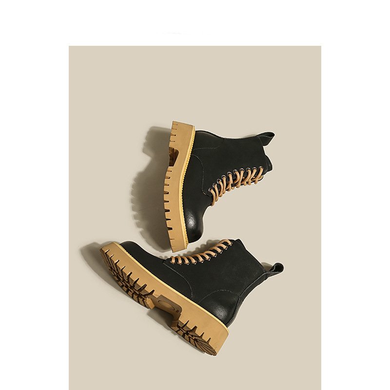 Martin Boots British Style Thick Bottom Increased - Image 6