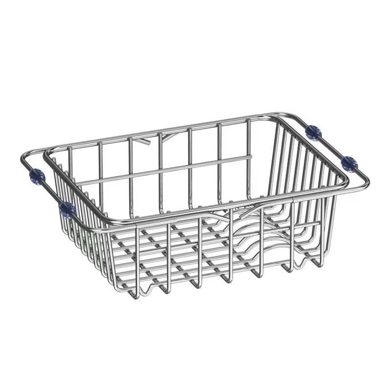 Stainless Steel Dish Basin Sink Drain Rack - Image 3