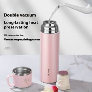 316 Vacuum Cup Food Grade Stainless Steel Large Capacity Simple