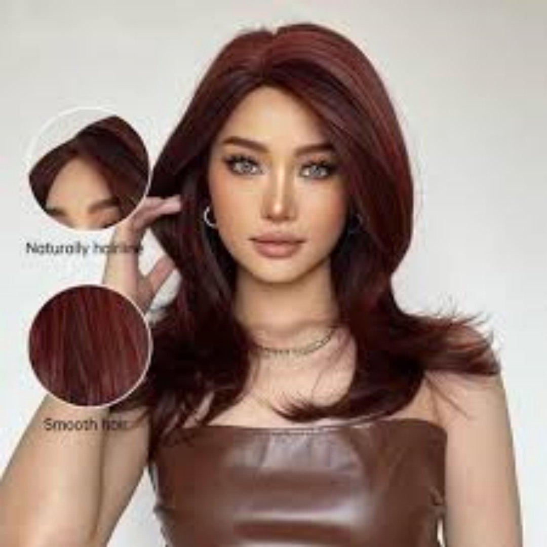 Mid-length Platinum Gradient Color Full-head Wig Chemical Fiber High-temperature Fiber - Image 6