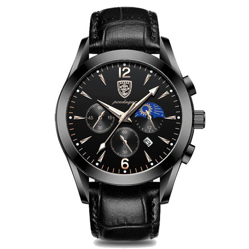 Men's Quartz Waterproof Luminous Belt Watch - Image 7