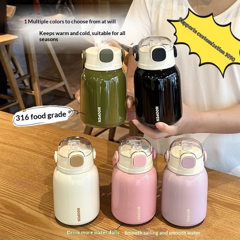 Stainless Steel Insulated Cup Childrens Large-capacity Tea Mug - Image 6