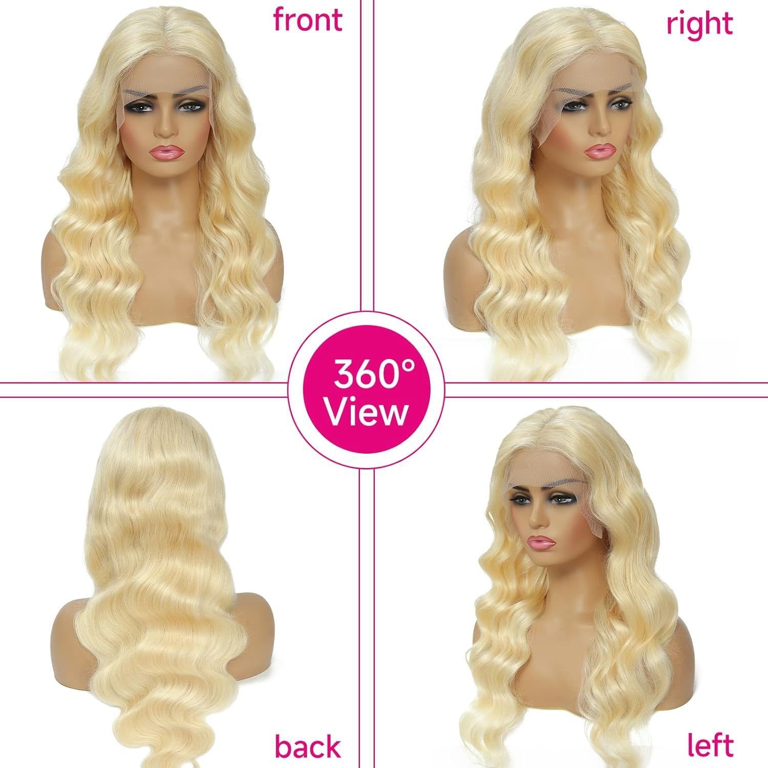 Women's Front Lace Synthetic Wigs - Image 5