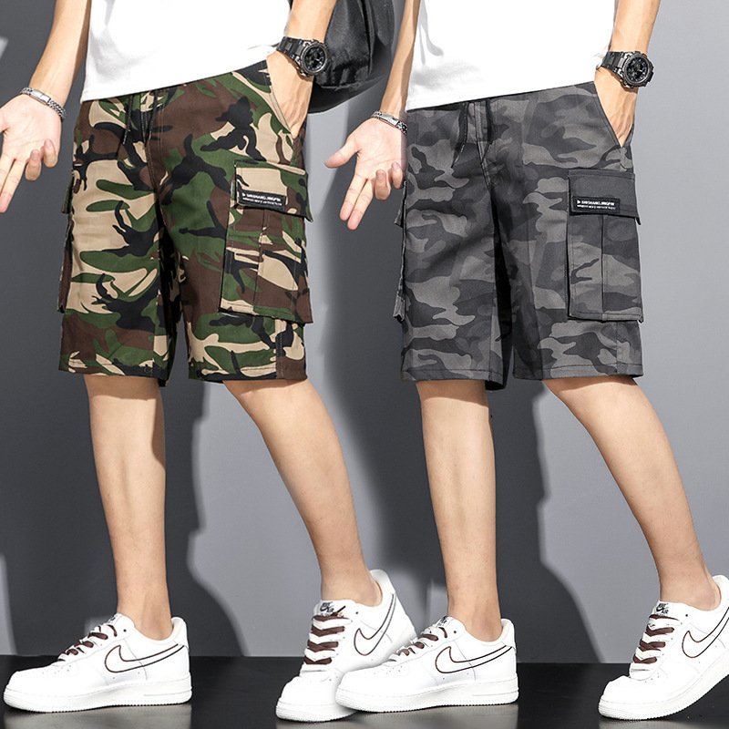 Summer Camouflage 5-point Workwear Shorts Men - Image 8
