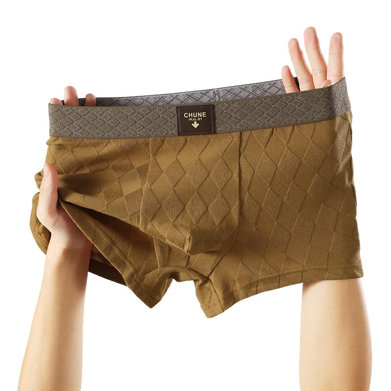 Men's Pure Cotton Boxer Briefs Breathable And Comfortable - Image 10