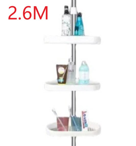 Bathroom Storage Rack Punch Free Telescoping - Image 5