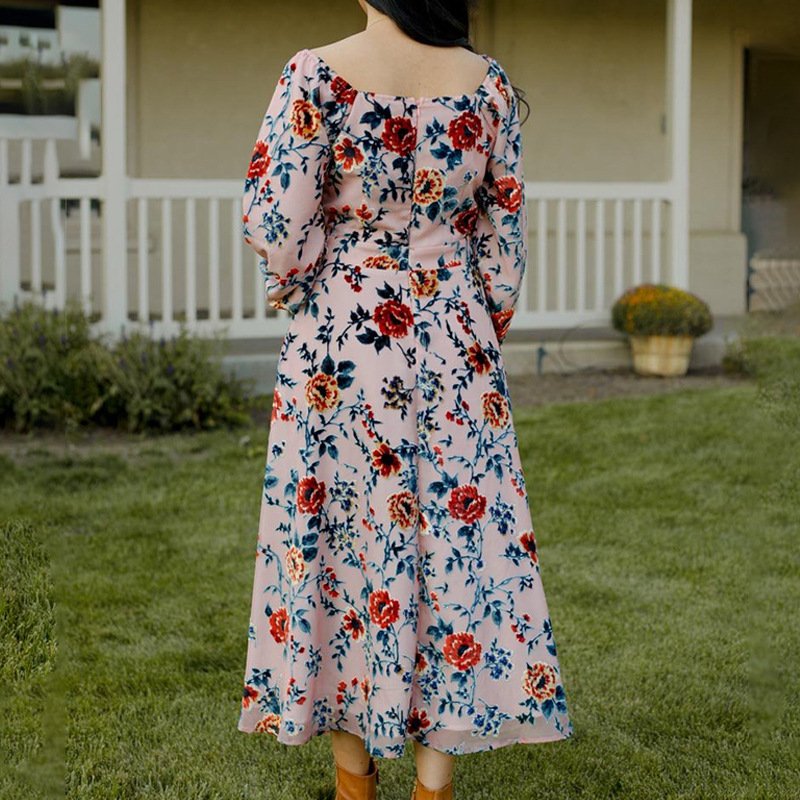 Mother And Daughter Floral Print Dress - Image 7