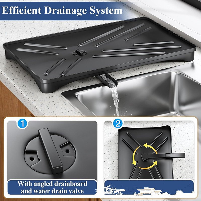 Kitchen Dish Sorting Sink Drain Rack - Image 4