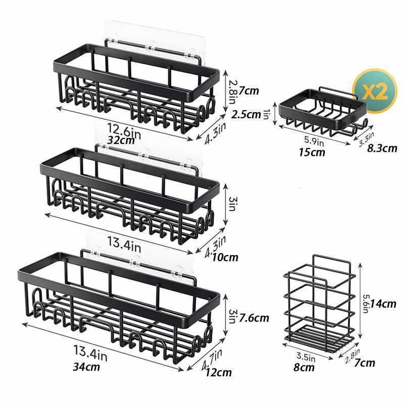 Bathroom Storage Rack Set Large Capacity - Image 5