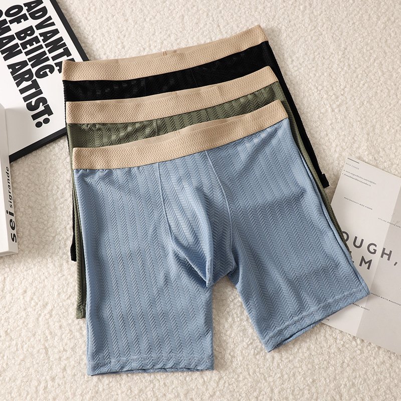 Men's Underwear High Elastic Breathability Lightweight Summer Nylon Jacquard - Image 6