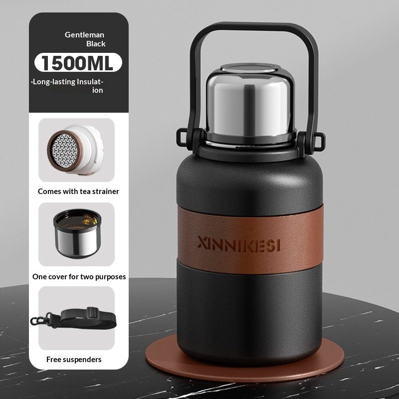 Stainless Steel Outdoor Portable Large-Capacity Insulated Bottle - Image 3