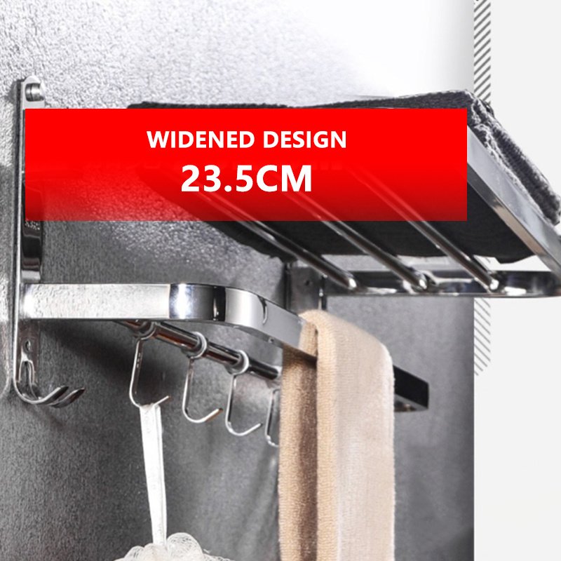 Stainless Steel Bathroom Storage Rack - Image 5