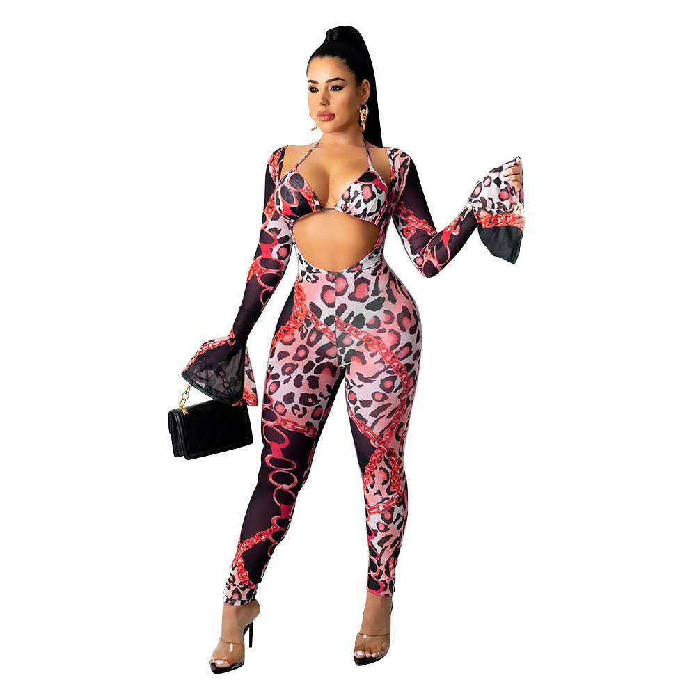 Digital Printed Two-piece Suit Female - Image 3