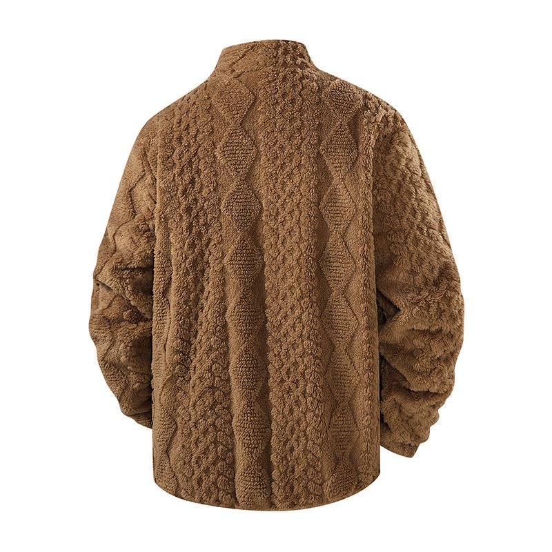 Fleece Padded Men's Warm Jacket - Image 8