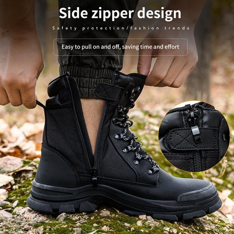 Men's High-top Labor Insurance Shoes Are Smash-proof - Image 3