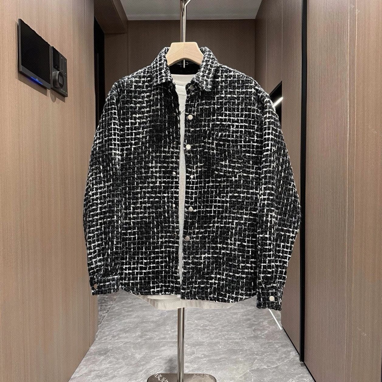 Male Loose Fit Versatile Retro Chunky-knit Jacket - Image 4