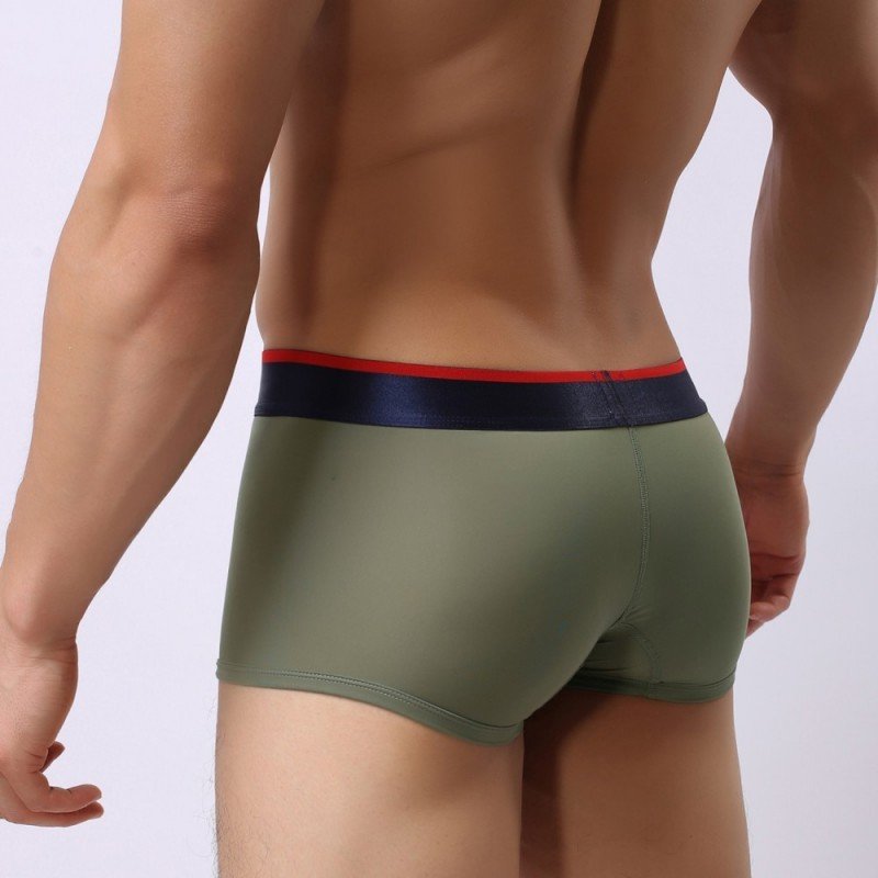 Ice Silk Men's New Boxers Ultra-thin Fashion Transparent - Image 3