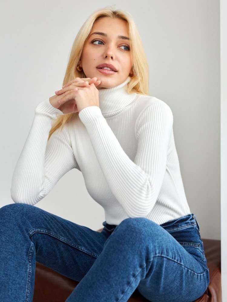 Turtleneck Sweaters Bottoming Shirt European And American - Image 5