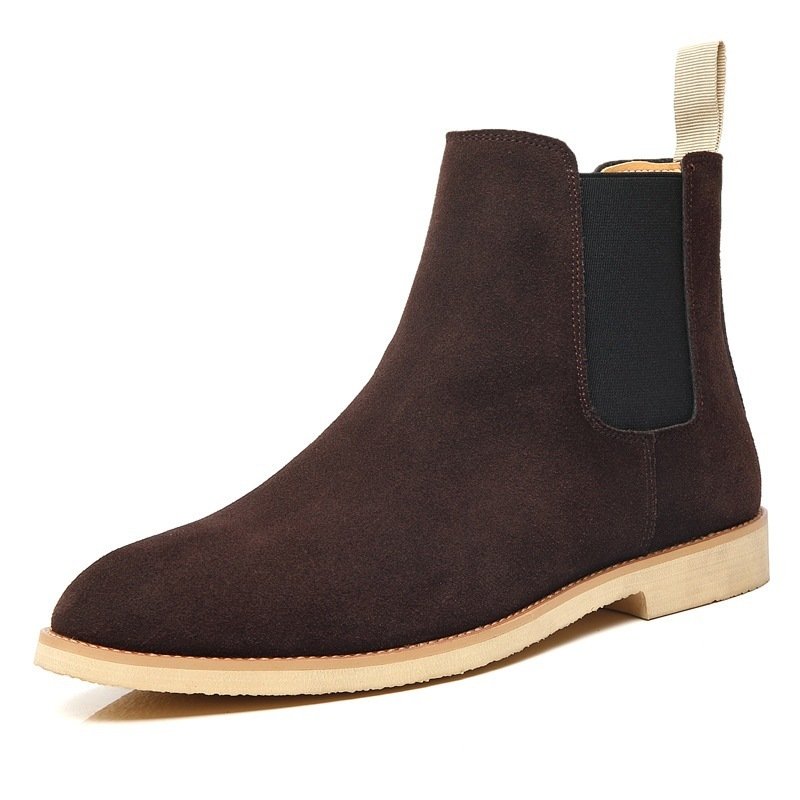 Men's Chelsea Boots AutumnWinter Suede High-Top - Image 10