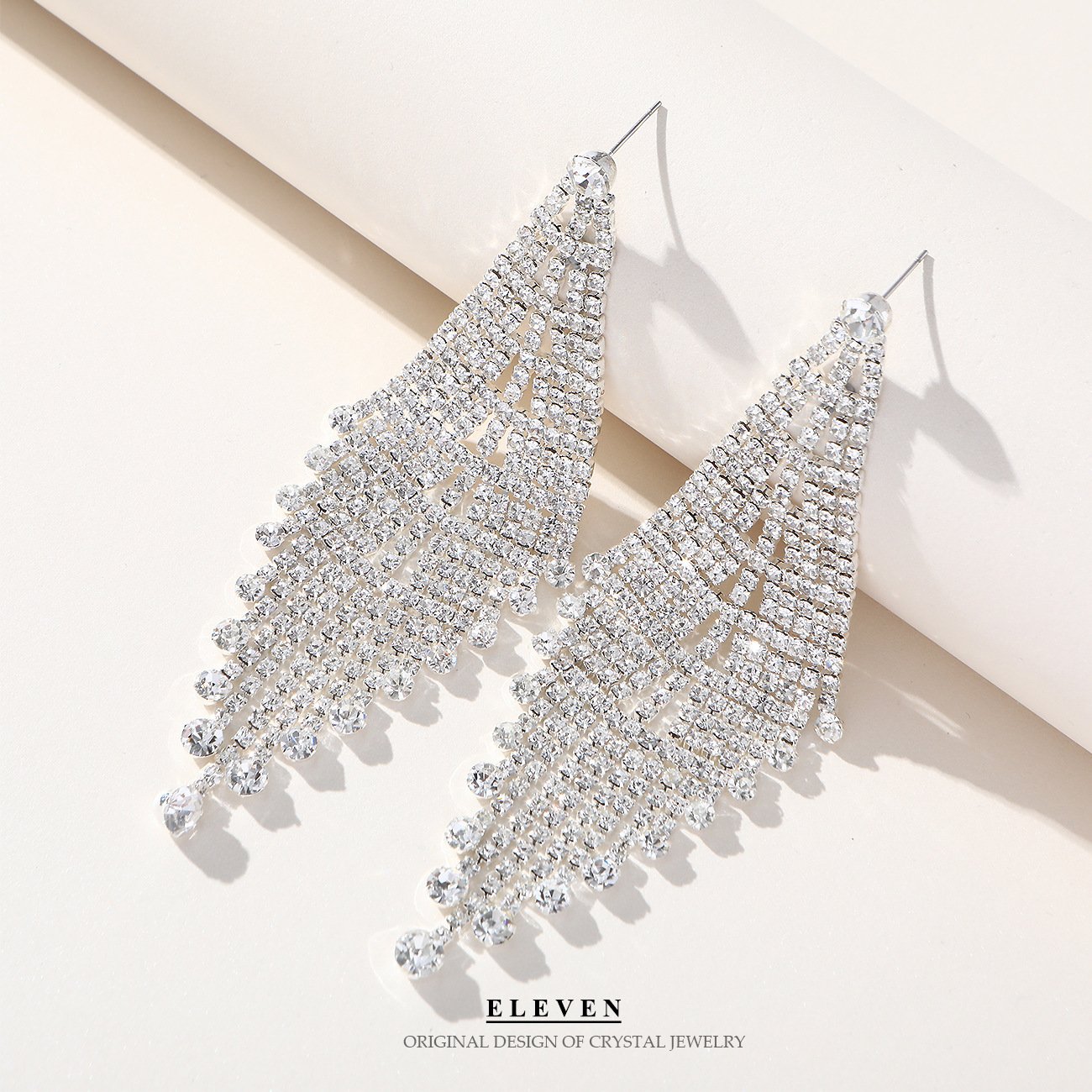 Personality Exaggerating Tassel Earrings Women - Image 5