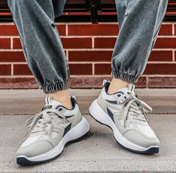 Men's Mesh Sneakers, New Summer Trendy Breathable Casual Running Shoes, Thick Sole Men's Dad Shoes - Image 6
