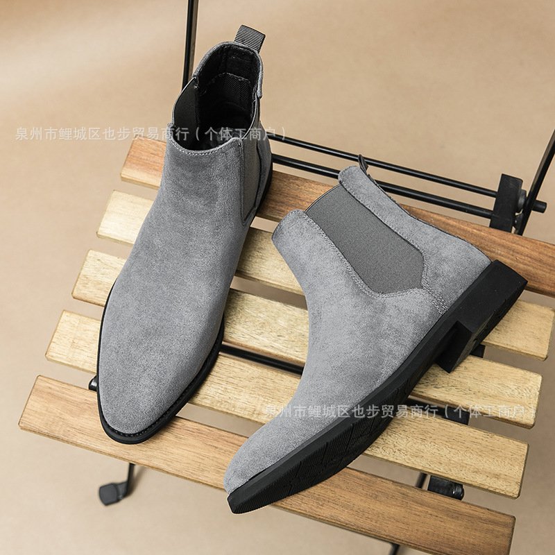 Plus-size Formal Casual Shoes High-top Leather Shoes European And American-style Ankle Boots - Image 8