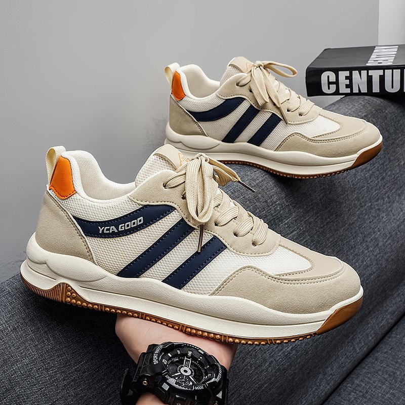 Men's Wide Toe Cortez-style Sneakers, Extra Wide Shoes For Wide Feet & High Instep, Soft Mesh Casual Trainers - Image 2
