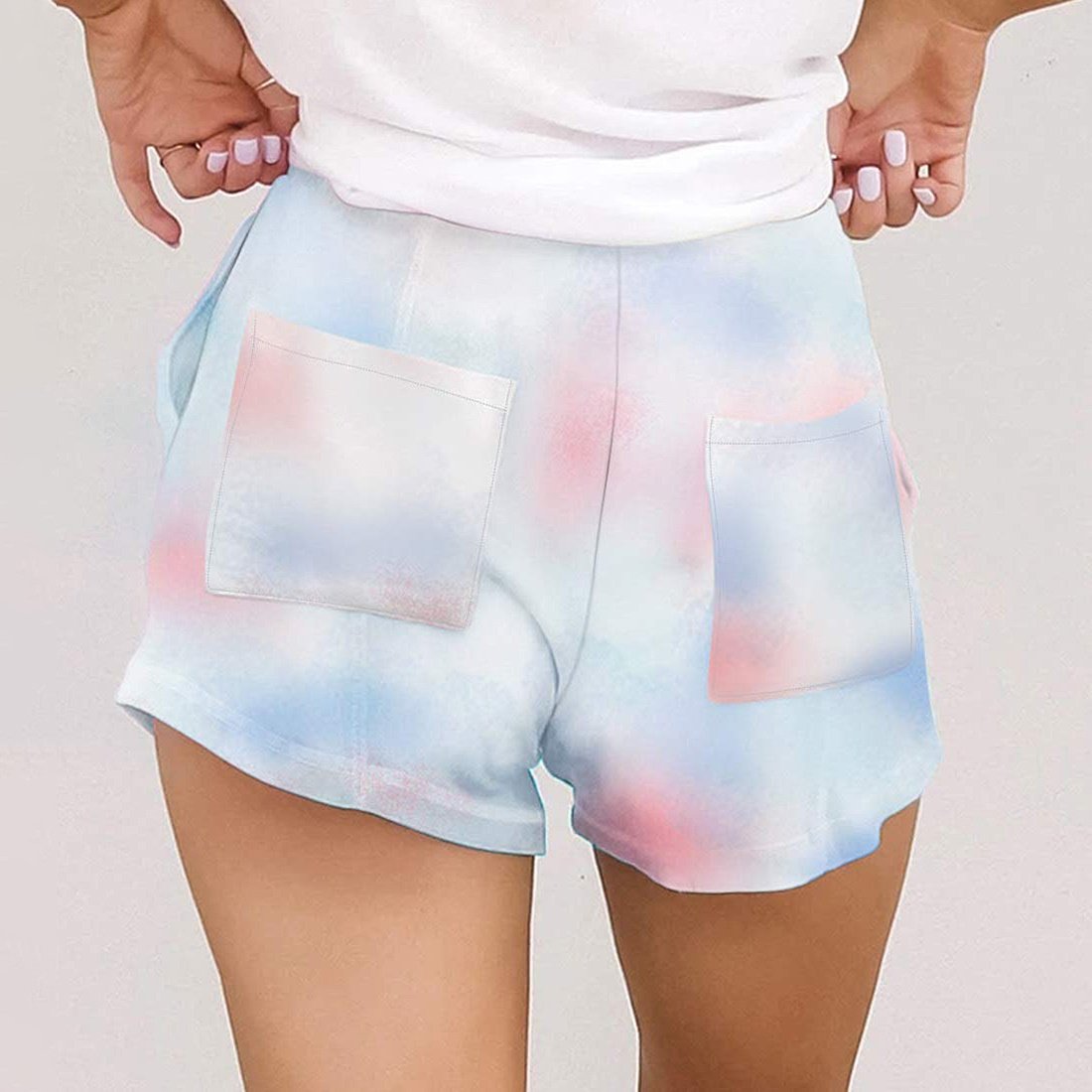 Casual tie-dye shorts - Image 3