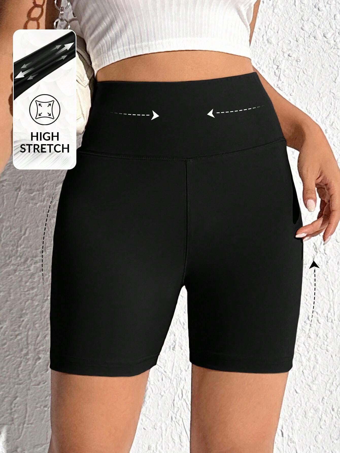 Women Yoga Shorts Workout Biker Shorts Women High Waisted Butt Lift Spandex Casual Athletic Gym Yoga Shorts - Image 7