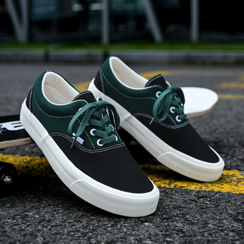 New Summer Low-Top Canvas Shoes, Vintage Couple Skate Sneakers For Men - Image 6