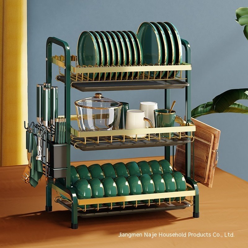 Kitchen Dish Rack Draining Rack Bowl - Image 3