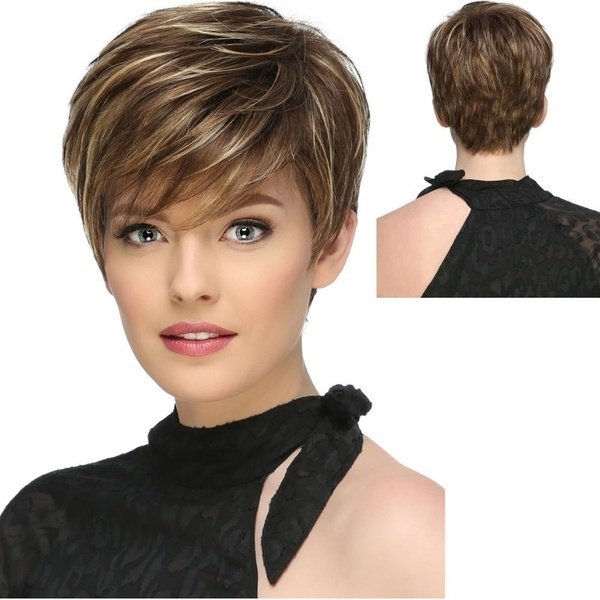 Grey Mom Wig Fashion Silver White - Image 2