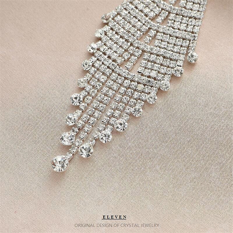 Personality Exaggerating Tassel Earrings Women - Image 3