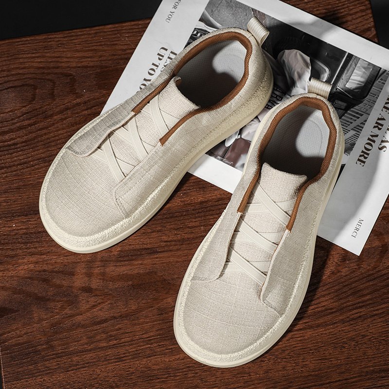 2026 Casual Fisherman Shoes, Breathable Skate Shoes, Slip-on Loafers, One Step On Canvas Shoes - Image 3