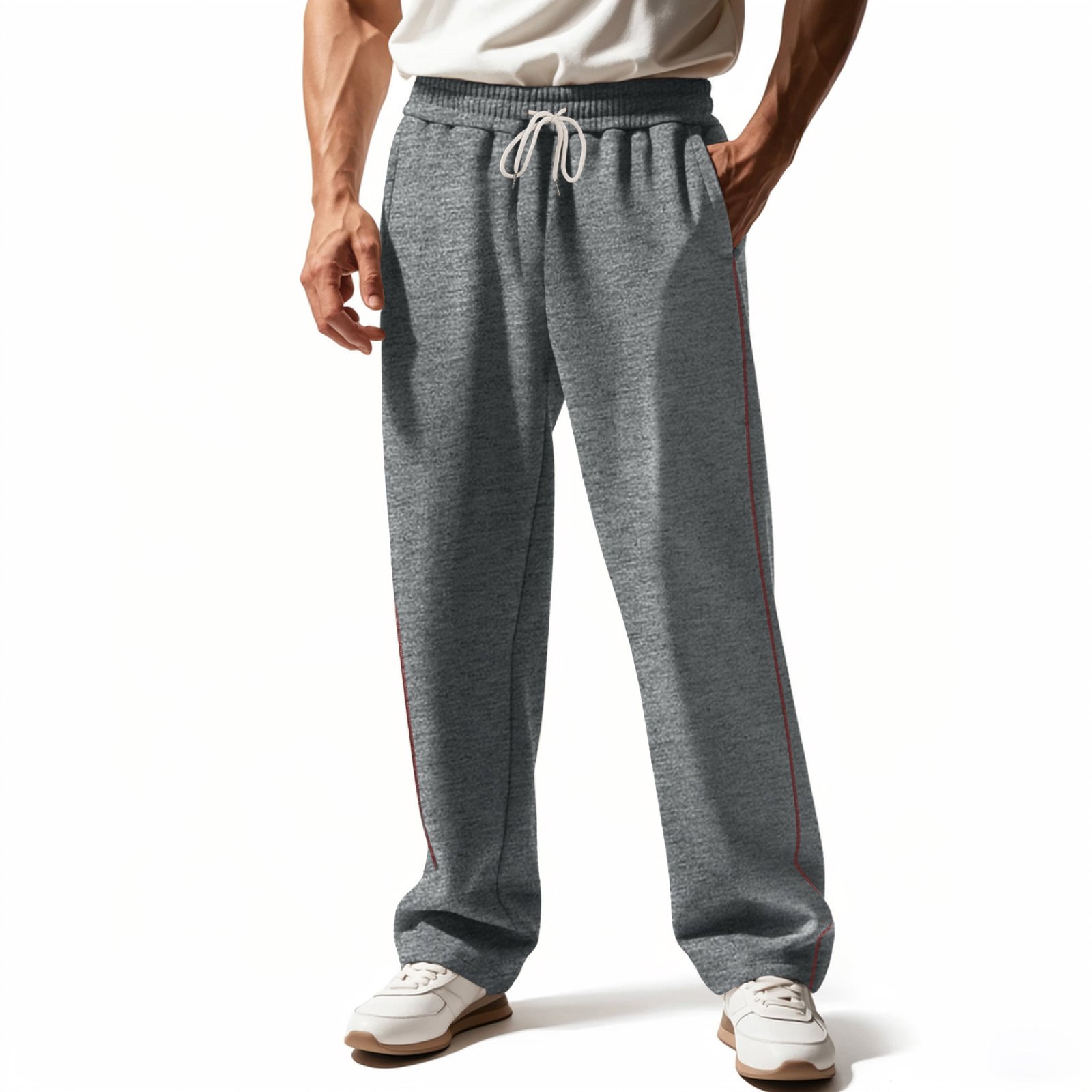 Men's Wear-resistant Heavy Terry Loose Sports Casual Pants - Image 9