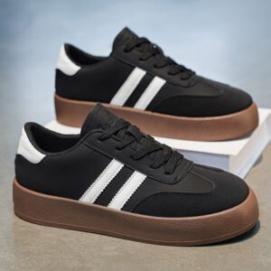 2026 New Summer Men's Skate Shoes, Daily Casual Footwear For Teenagers, Classic College Style Skate Sneakers For Men